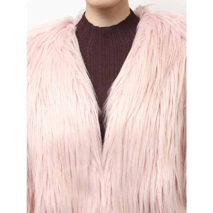 ロングフェイクファーミドルコート | MERCURYDUO | 詳細画像20 