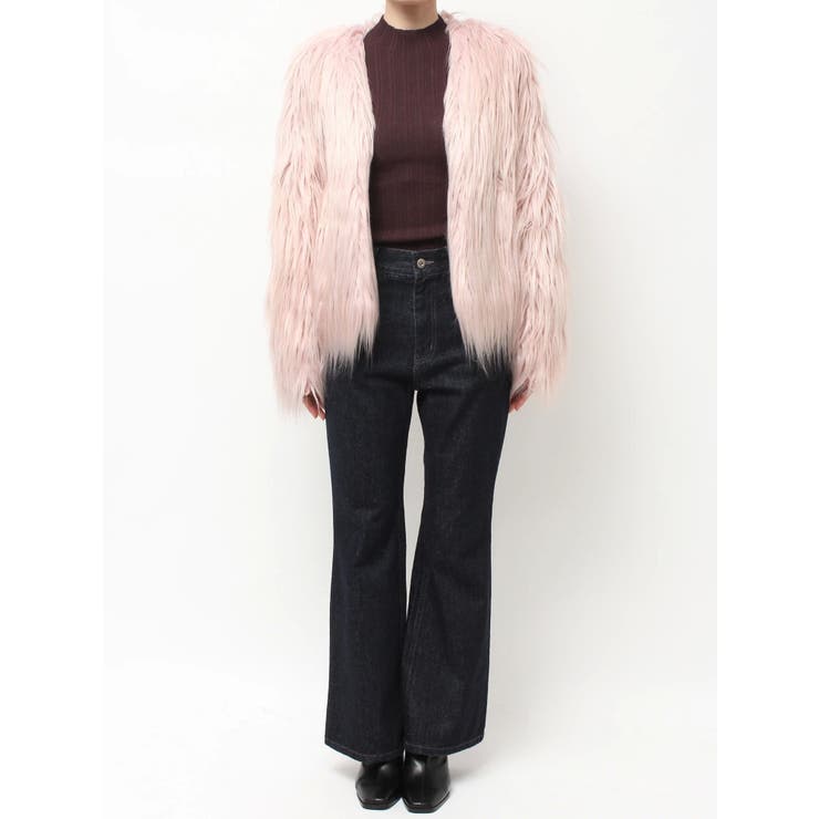 ロングフェイクファーミドルコート | MERCURYDUO | 詳細画像26 