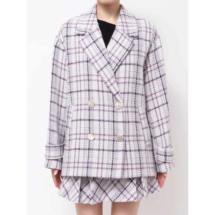 オリジナルロービングチェックPコート | MERCURYDUO | 詳細画像46 