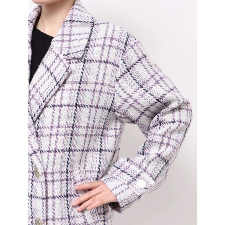 オリジナルロービングチェックPコート | MERCURYDUO | 詳細画像50 