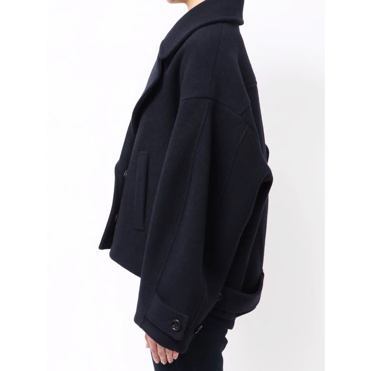 【OUNNOUN】コクーンショートコート | MERCURYDUO | 詳細画像10 