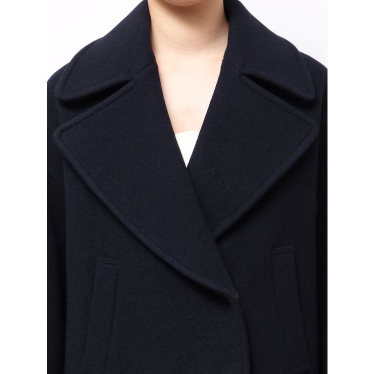 【OUNNOUN】コクーンショートコート | MERCURYDUO | 詳細画像12 