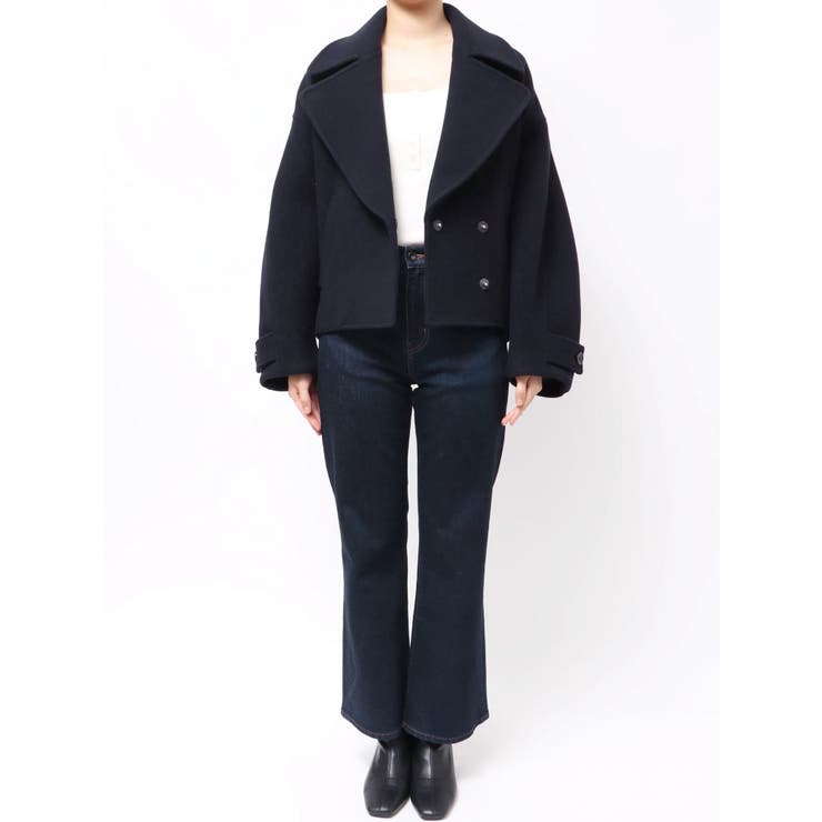 【OUNNOUN】コクーンショートコート | MERCURYDUO | 詳細画像18 