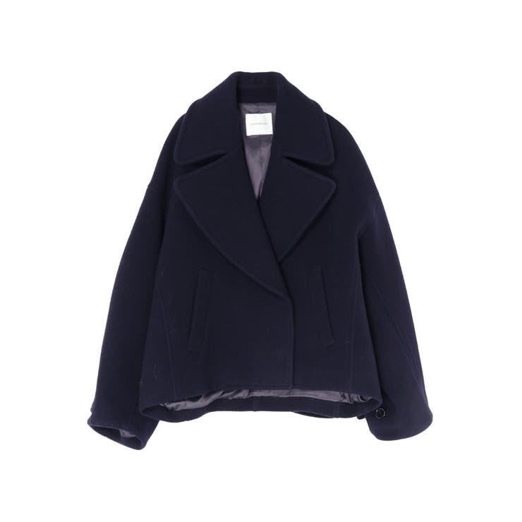 【OUNNOUN】コクーンショートコート | MERCURYDUO | 詳細画像24 