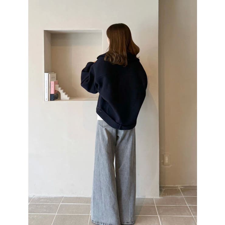 【OUNNOUN】コクーンショートコート | MERCURYDUO | 詳細画像5 