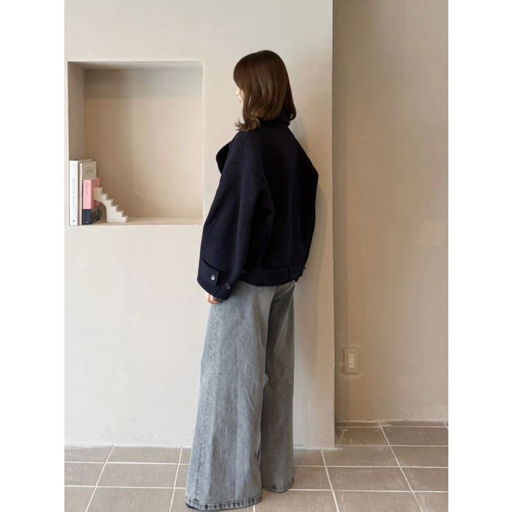 【OUNNOUN】コクーンショートコート | MERCURYDUO | 詳細画像6 