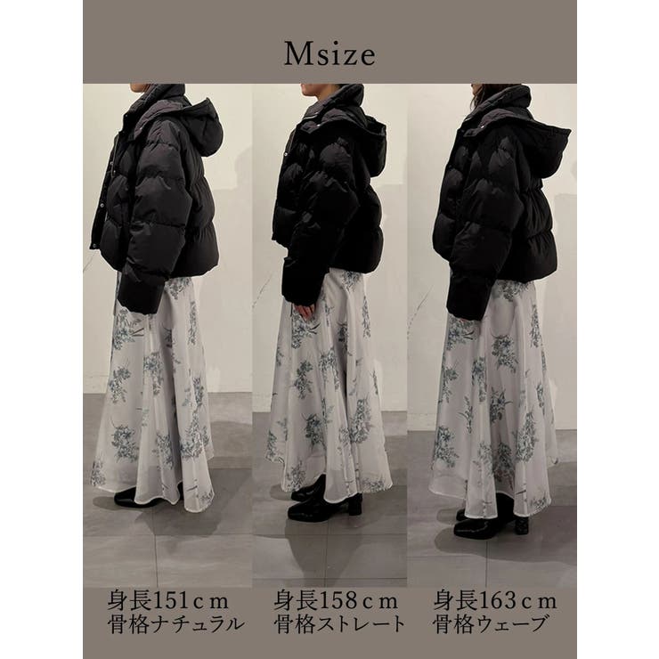 2WAYフード付アライドショートダウン | MERCURYDUO | 詳細画像24 