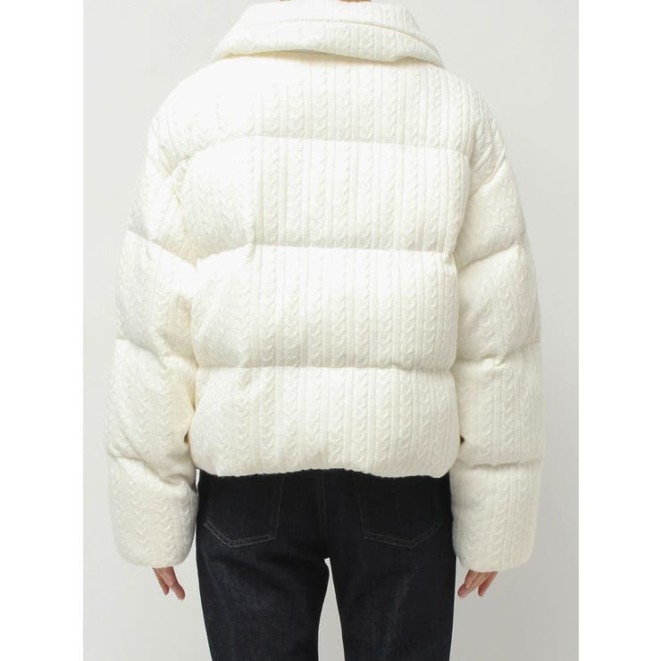 2WAYフード付きアライドショートニットダウン[品番：MKSW0066774