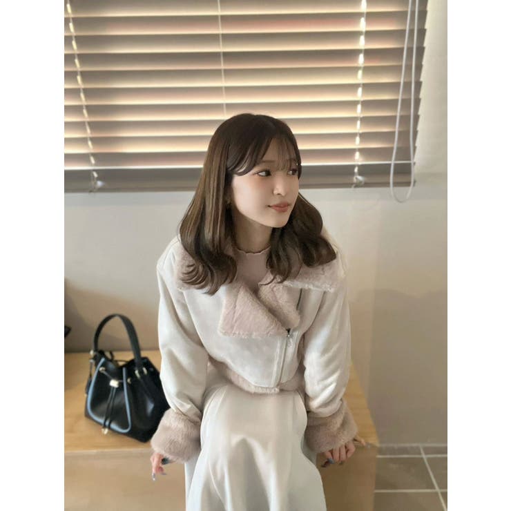 フェイクムートンボンバージャケット | MERCURYDUO | 詳細画像25 