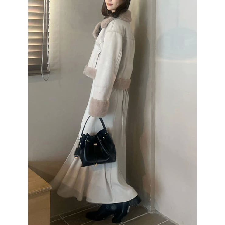 フェイクムートンボンバージャケット | MERCURYDUO | 詳細画像27 