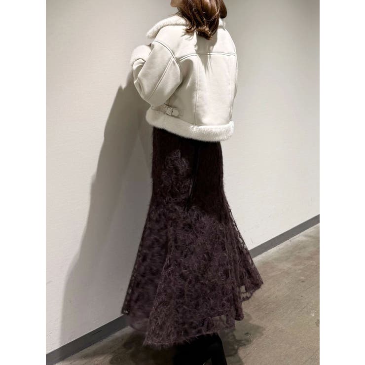 フェイクムートンボンバージャケット | MERCURYDUO | 詳細画像32 