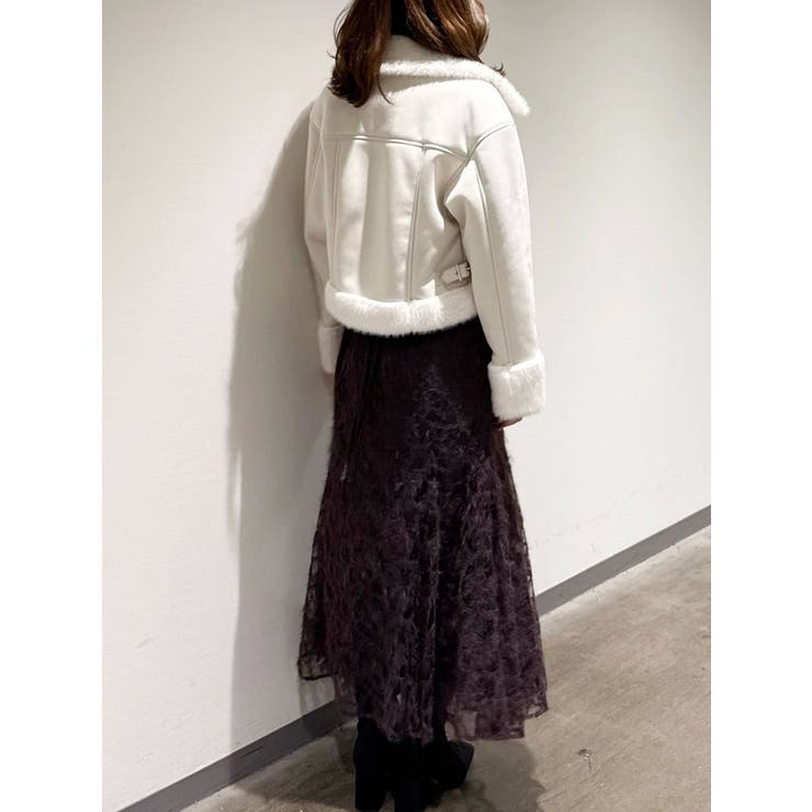 フェイクムートンボンバージャケット | MERCURYDUO | 詳細画像33 