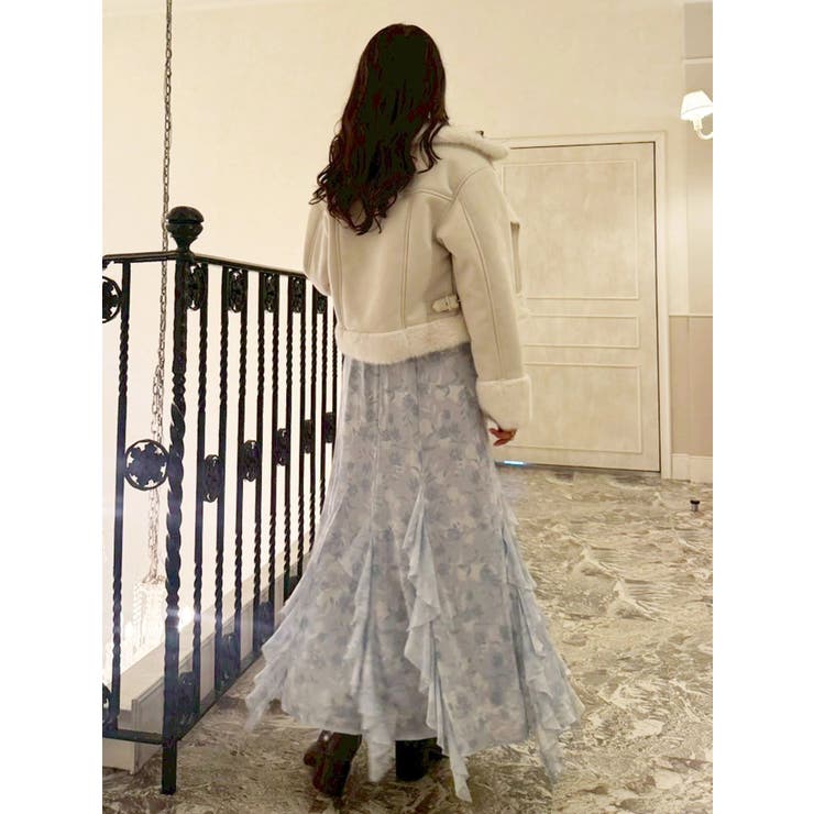 フェイクムートンボンバージャケット | MERCURYDUO | 詳細画像49 