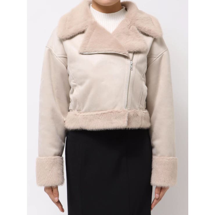 フェイクムートンボンバージャケット | MERCURYDUO | 詳細画像50 