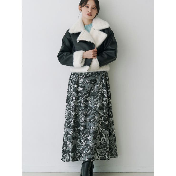 フェイクレザームートンボンバージャケット | MERCURYDUO | 詳細画像17 