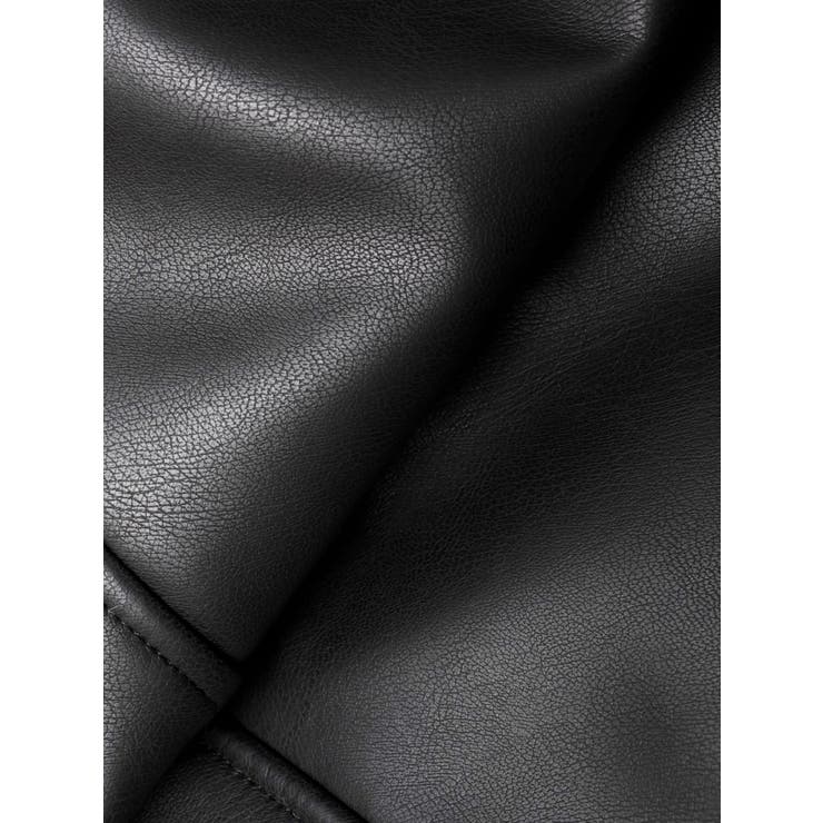 フェイクレザームートンボンバージャケット | MERCURYDUO | 詳細画像37 