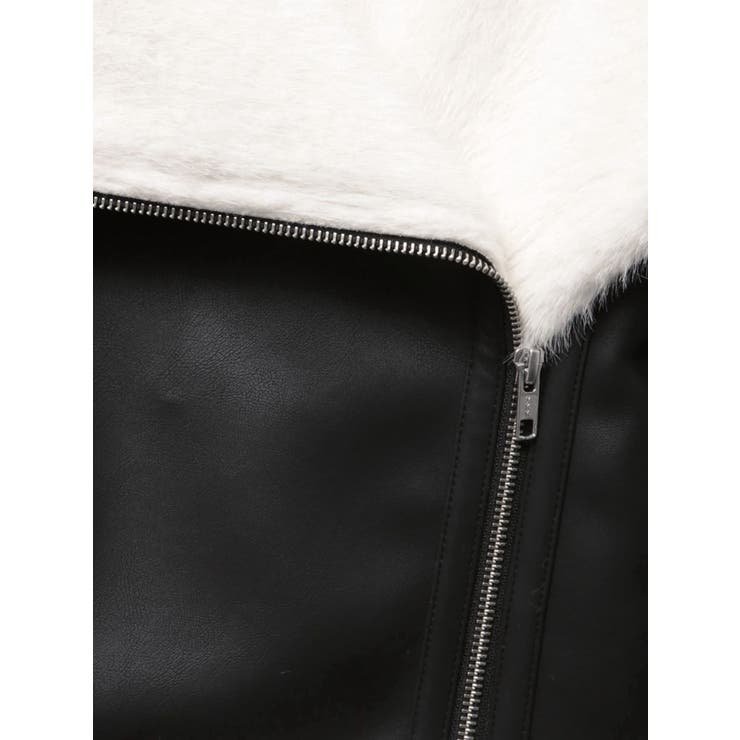 フェイクレザームートンボンバージャケット | MERCURYDUO | 詳細画像41 