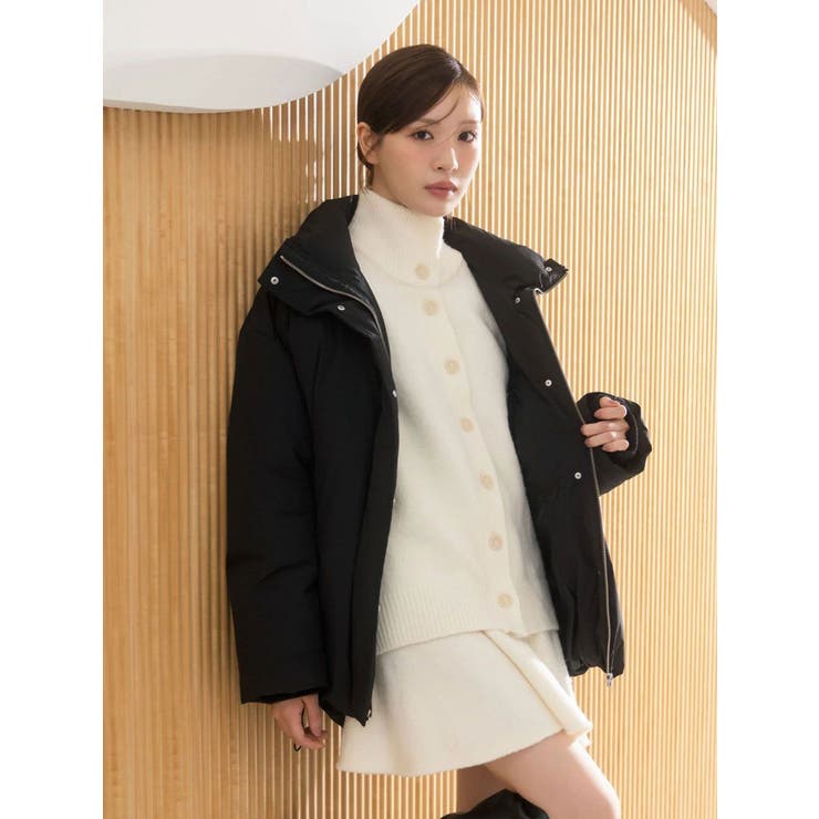 スタンドカラーミドルダウンコート | MERCURYDUO | 詳細画像1 