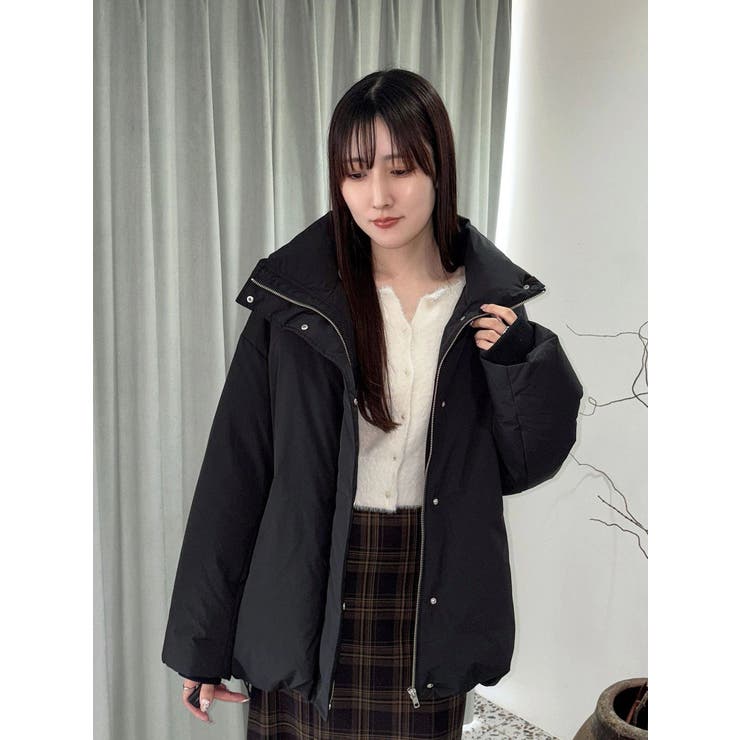 スタンドカラーミドルダウンコート | MERCURYDUO | 詳細画像10 