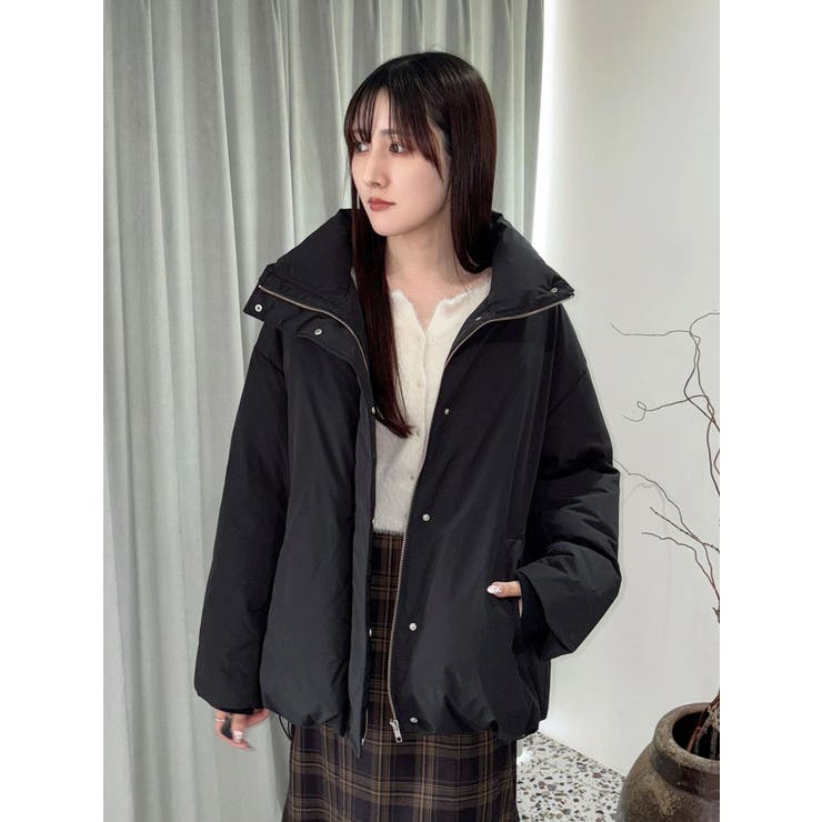 スタンドカラーミドルダウンコート | MERCURYDUO | 詳細画像11 