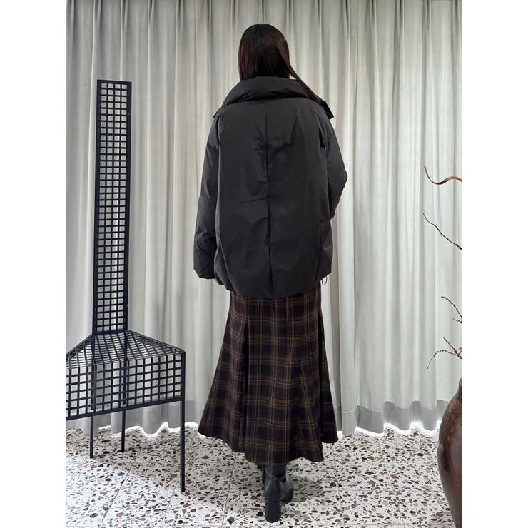 スタンドカラーミドルダウンコート | MERCURYDUO | 詳細画像13 