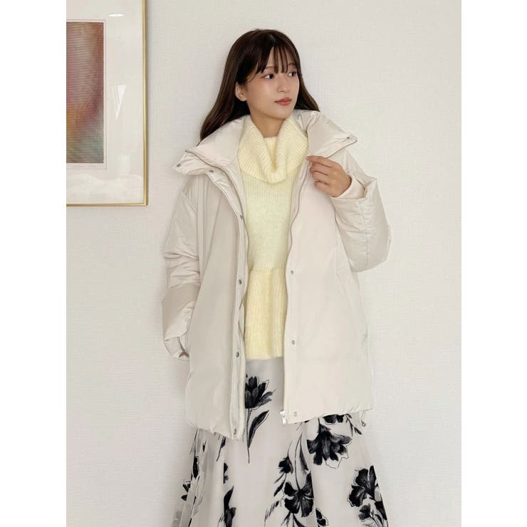 スタンドカラーミドルダウンコート | MERCURYDUO | 詳細画像15 