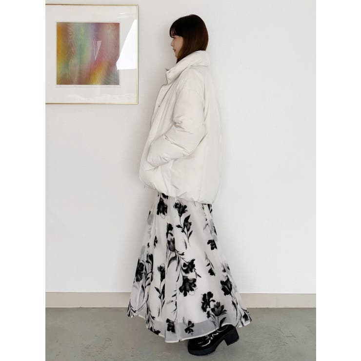 スタンドカラーミドルダウンコート | MERCURYDUO | 詳細画像16 