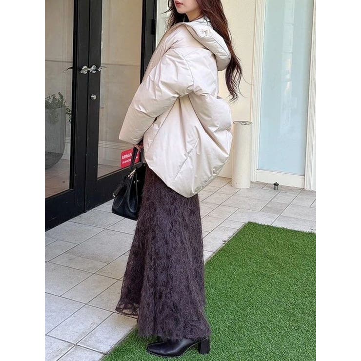 スタンドカラーミドルダウンコート | MERCURYDUO | 詳細画像26 