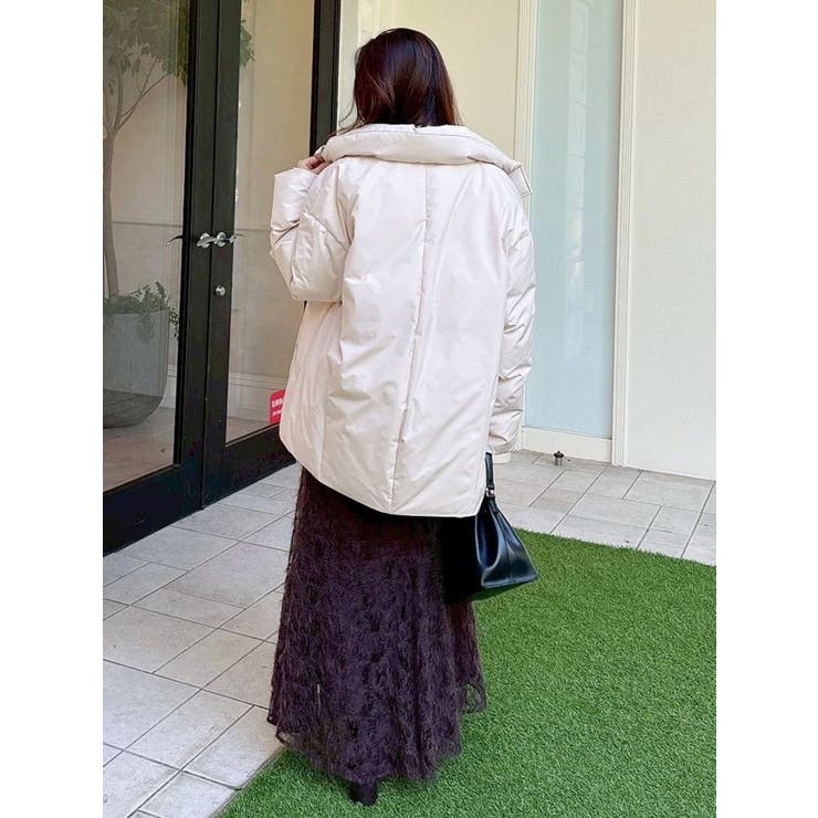 スタンドカラーミドルダウンコート | MERCURYDUO | 詳細画像27 