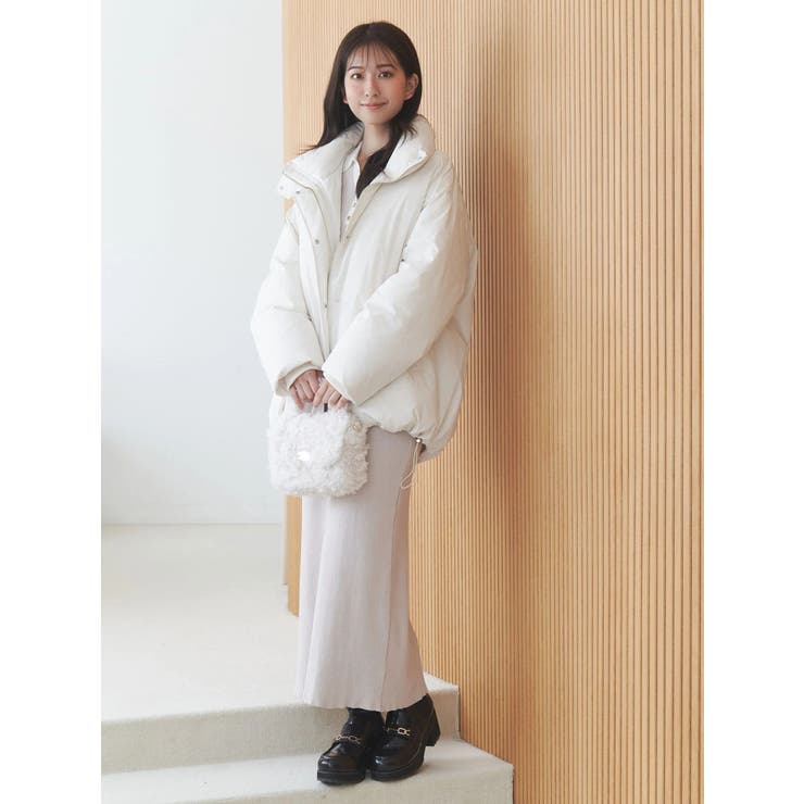 スタンドカラーミドルダウンコート | MERCURYDUO | 詳細画像5 