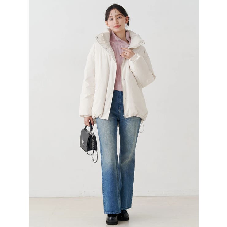 スタンドカラーミドルダウンコート | MERCURYDUO | 詳細画像6 