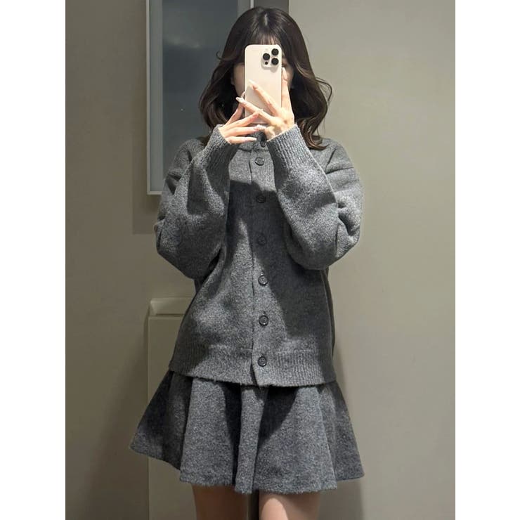 メランジニットセットアップ[品番：MKSW0067298]｜MERCURYDUO