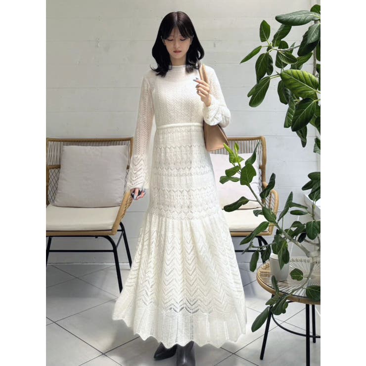 モヘヤニットスカシアミワンピース | MERCURYDUO | 詳細画像13 