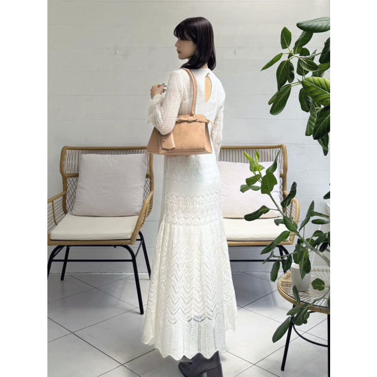 モヘヤニットスカシアミワンピース | MERCURYDUO | 詳細画像15 