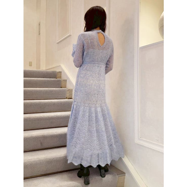 モヘヤニットスカシアミワンピース | MERCURYDUO | 詳細画像23 