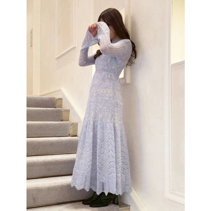 モヘヤニットスカシアミワンピース | MERCURYDUO | 詳細画像24 