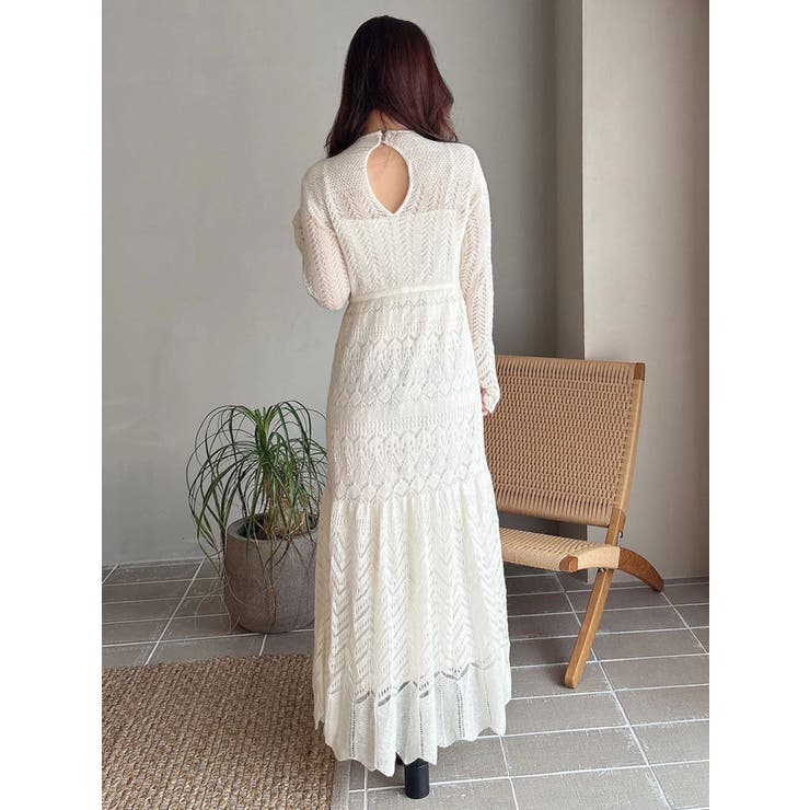 モヘヤニットスカシアミワンピース | MERCURYDUO | 詳細画像29 