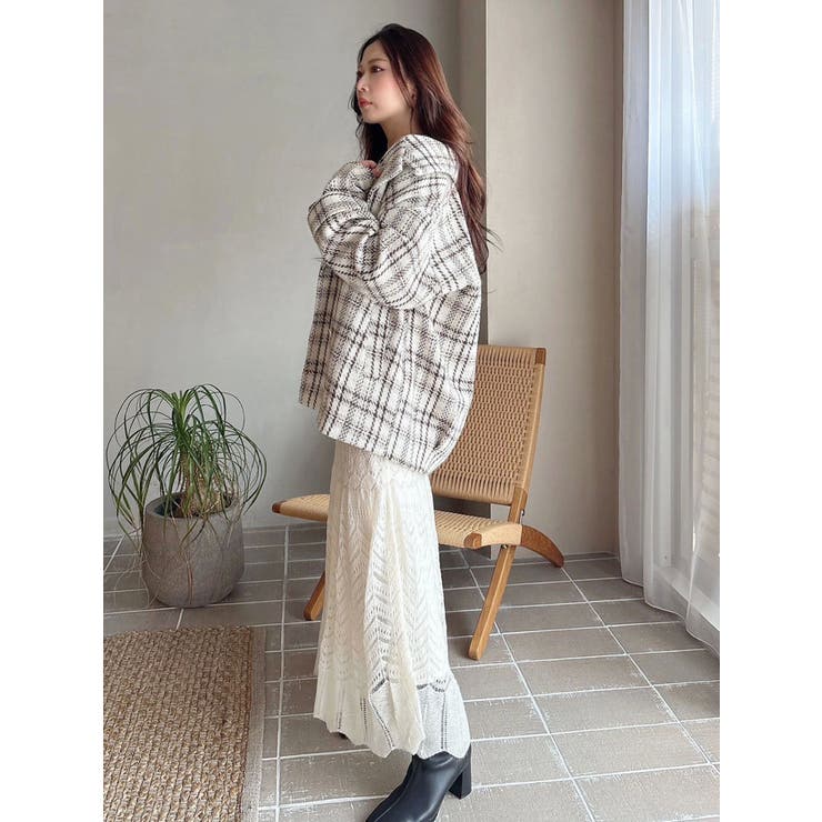 モヘヤニットスカシアミワンピース | MERCURYDUO | 詳細画像31 