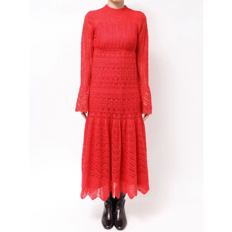 モヘヤニットスカシアミワンピース | MERCURYDUO | 詳細画像34 