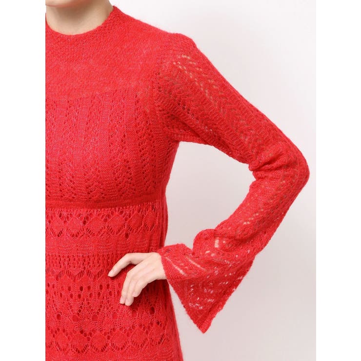 モヘヤニットスカシアミワンピース | MERCURYDUO | 詳細画像38 