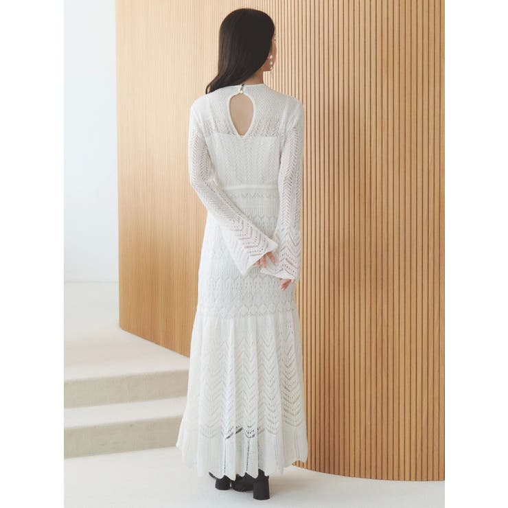 モヘヤニットスカシアミワンピース | MERCURYDUO | 詳細画像8 