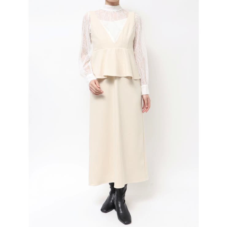 アイボリー | ペプラムジャンスカ | MERCURYDUO