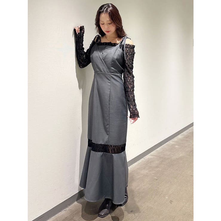 レースパネル切替ワンピース | MERCURYDUO | 詳細画像10 