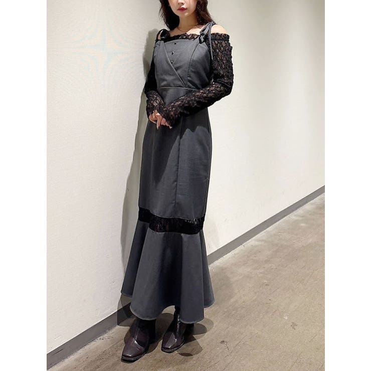 レースパネル切替ワンピース | MERCURYDUO | 詳細画像11 