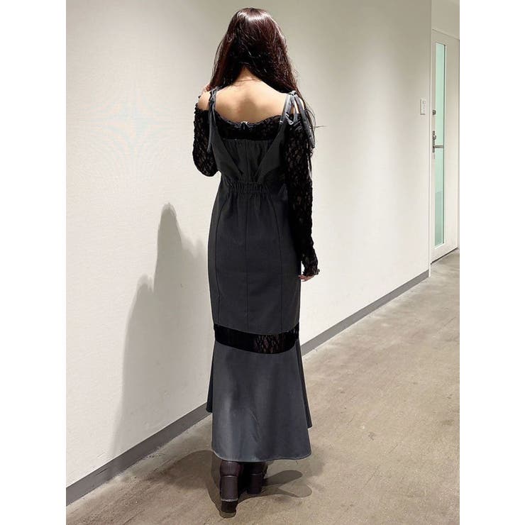 レースパネル切替ワンピース | MERCURYDUO | 詳細画像13 