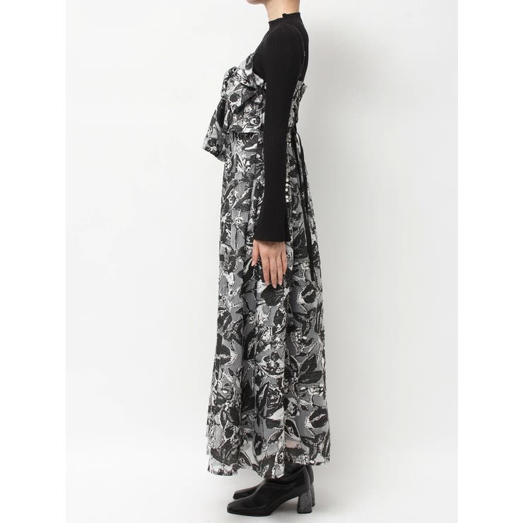 ジャカードバックレースアップキャミワンピース | MERCURYDUO | 詳細画像21 