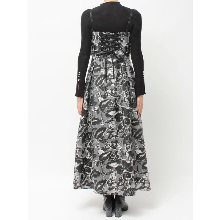 ジャカードバックレースアップキャミワンピース | MERCURYDUO | 詳細画像22 