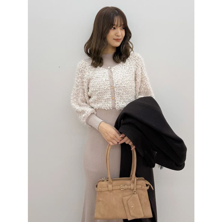 ツイードニットカーデドッキングマーメイドニットワンピース | MERCURYDUO | 詳細画像31 