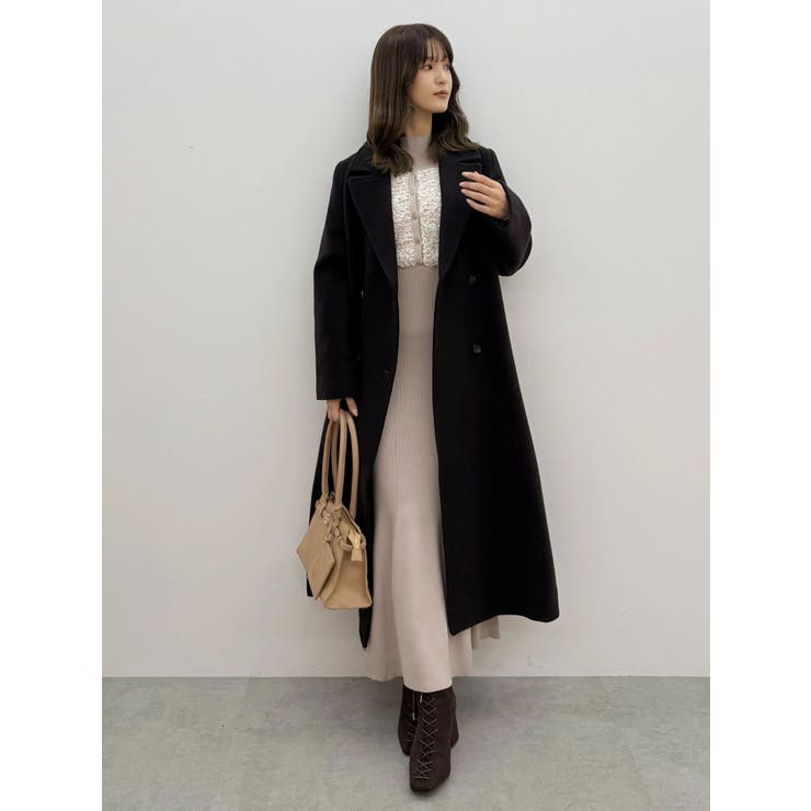 ツイードニットカーデドッキングマーメイドニットワンピース | MERCURYDUO | 詳細画像34 