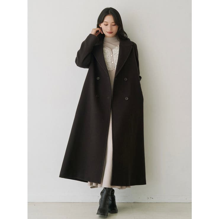 ツイードニットカーデドッキングマーメイドニットワンピース | MERCURYDUO | 詳細画像7 